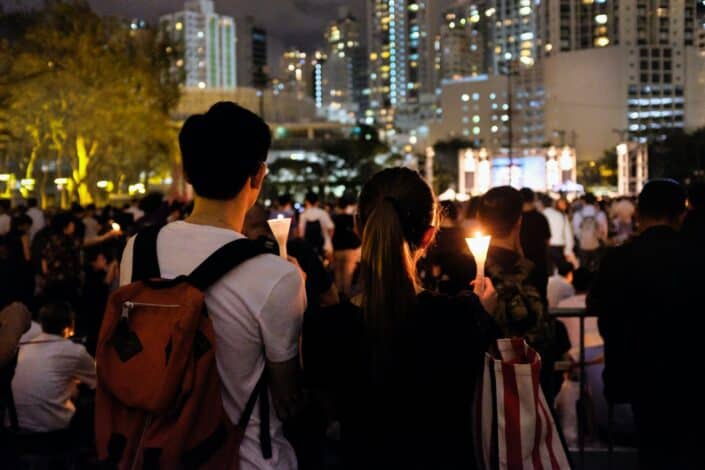 couple attending a social gathering together.