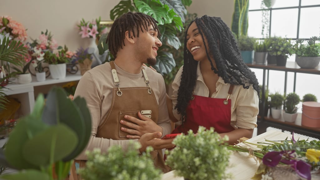 Low-key second date idea: taking a flower arranging class together