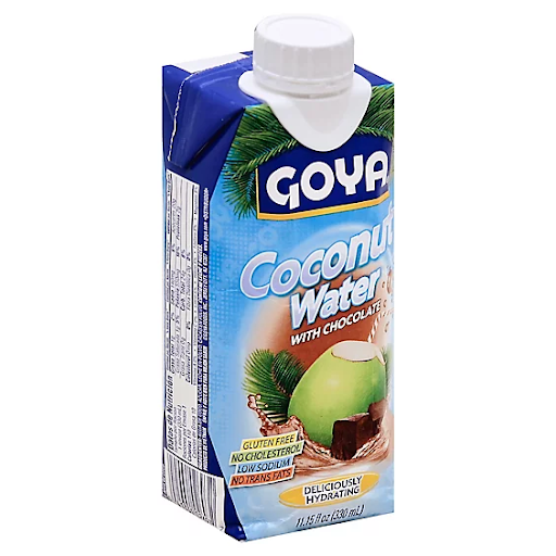 A can of Goya coconut water