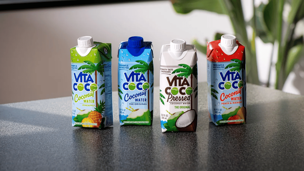 Packs of Vita Coco Coconut Drink