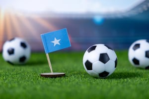 Grassroots football matches in Mogadishu, highlighting local leagues and community tournaments, driving the revival of Somali football