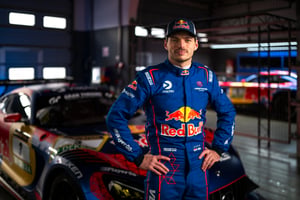Max Verstappen seen at the Nürburgring in Germany.